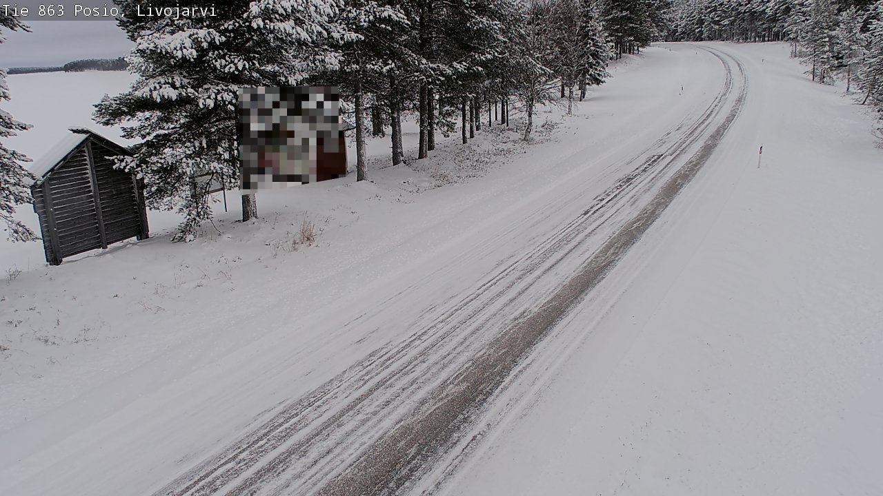 Kelikamerat Kuva Tie 863 Livojärvi, Posio, Lappi