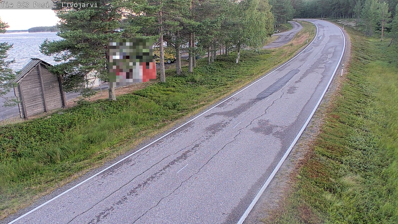 Kelikamerat Kuva Tie 863 Livojärvi, Posio, Lappi