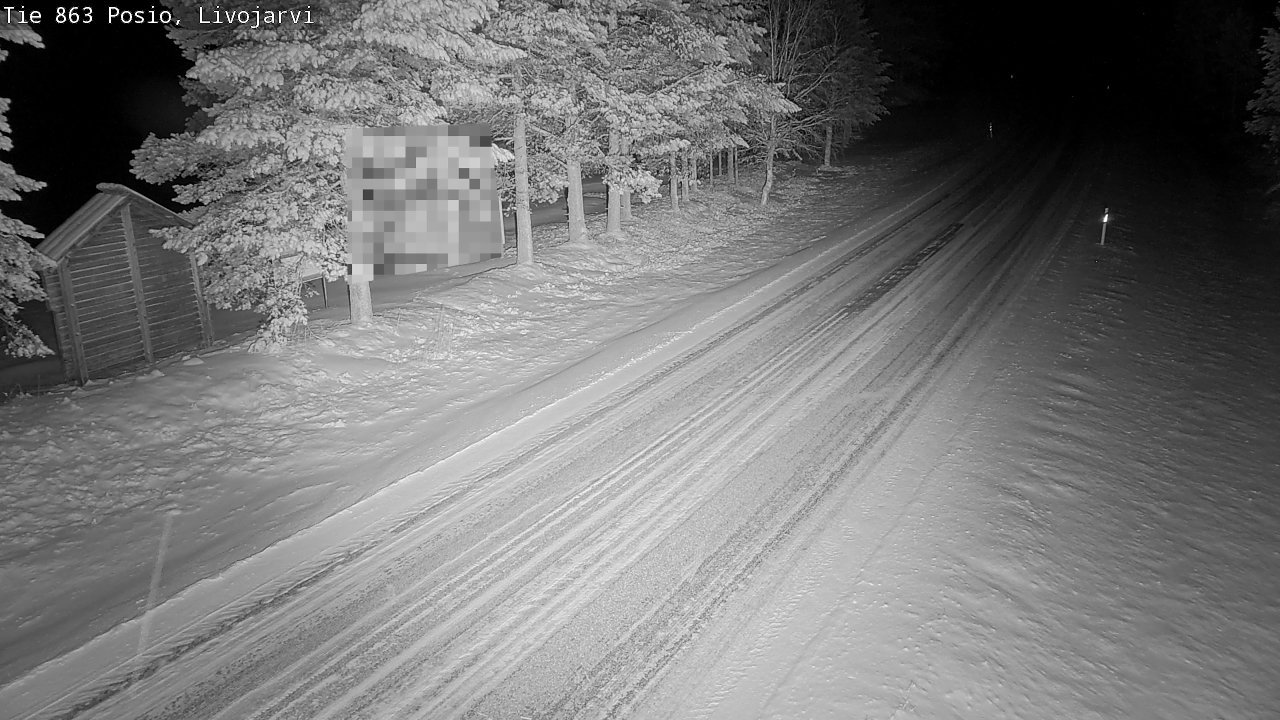 Kelikamerat Kuva Tie 863 Livojärvi, Posio, Lappi