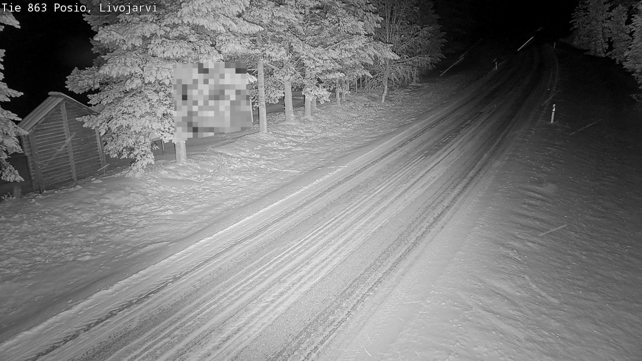 Kelikamerat Kuva Tie 863 Livojärvi, Posio, Lappi