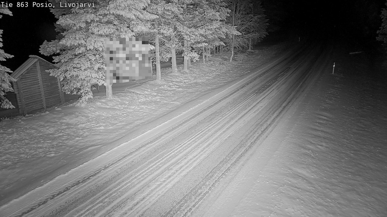 Kelikamerat Kuva Tie 863 Livojärvi, Posio, Lappi