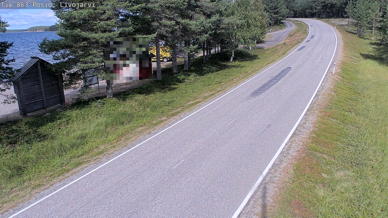 Kelikamerat Kuva Tie 863 Livojärvi, Posio, Lappi