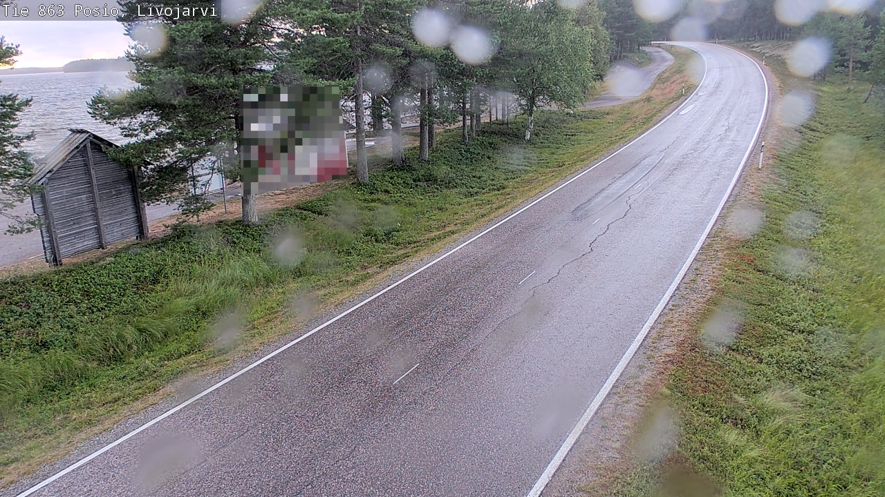 Kelikamerat Kuva Tie 863 Livojärvi, Posio, Lappi