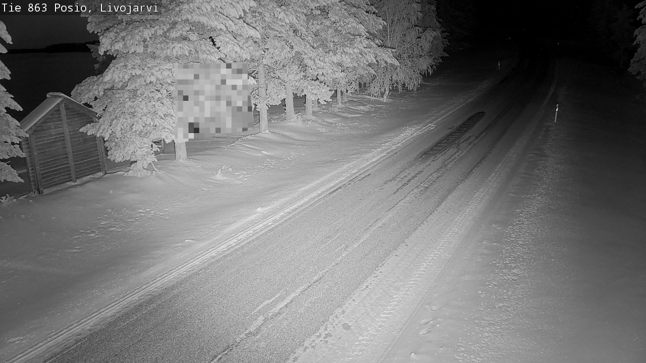 Kelikamerat Kuva Tie 863 Livojärvi, Posio, Lappi