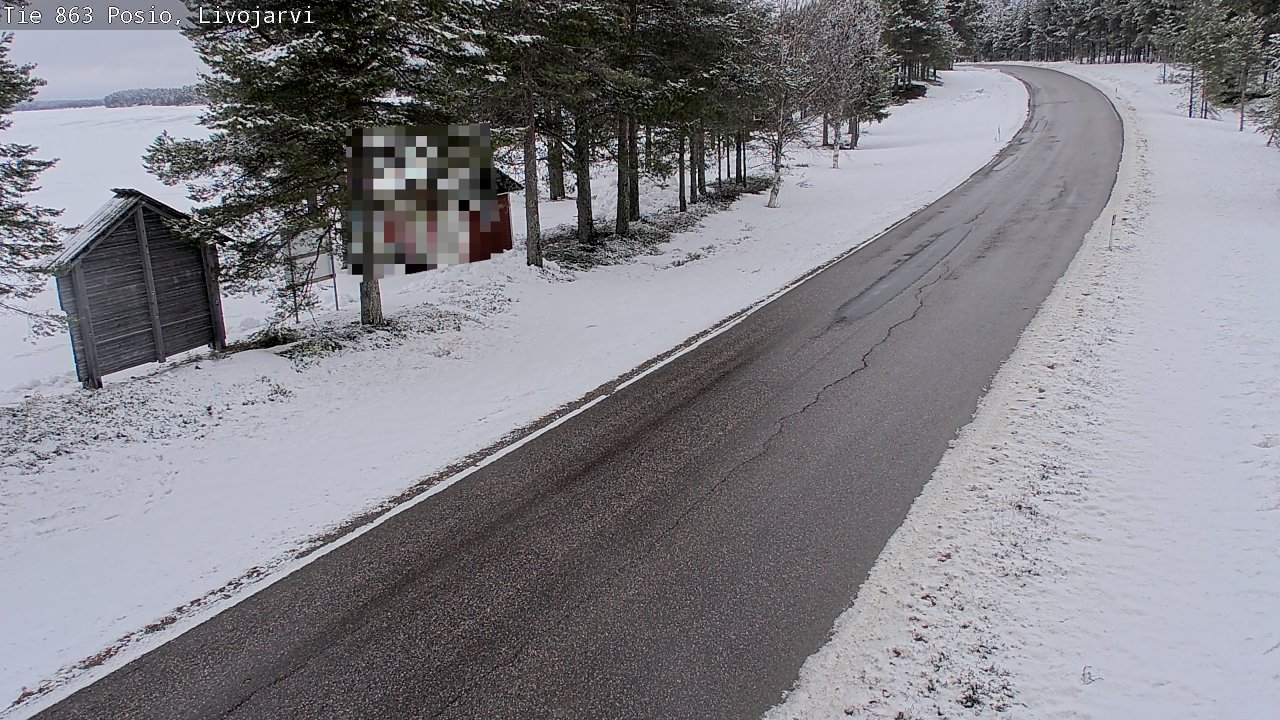 Kelikamerat Kuva Tie 863 Livojärvi, Posio, Lappi