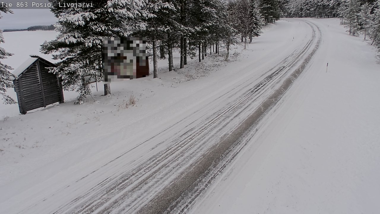 Kelikamerat Kuva Tie 863 Livojärvi, Posio, Lappi