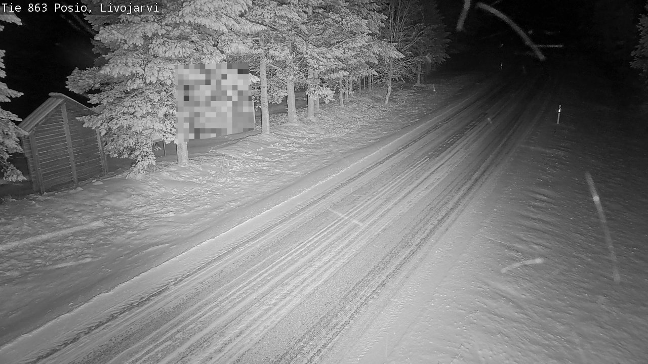 Kelikamerat Kuva Tie 863 Livojärvi, Posio, Lappi