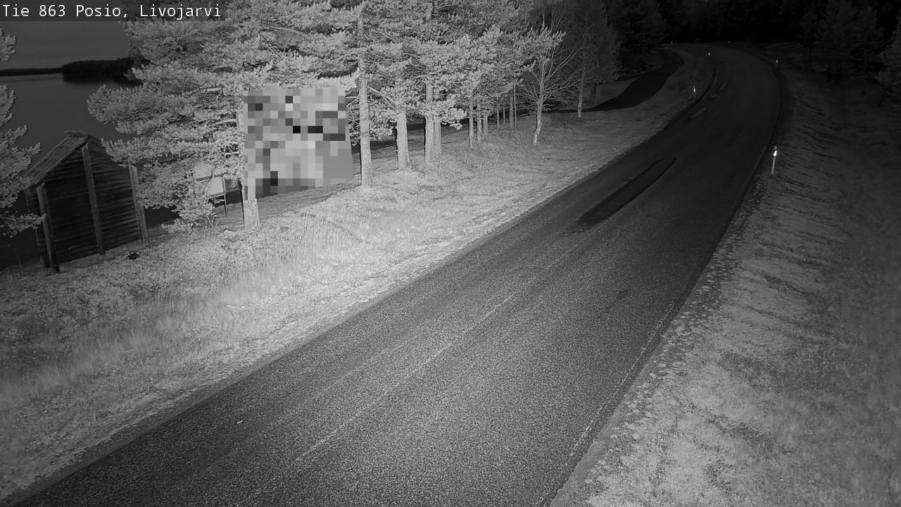 Kelikamerat Kuva Tie 863 Livojärvi, Posio, Lappi