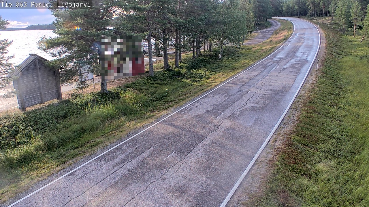 Kelikamerat Kuva Tie 863 Livojärvi, Posio, Lappi