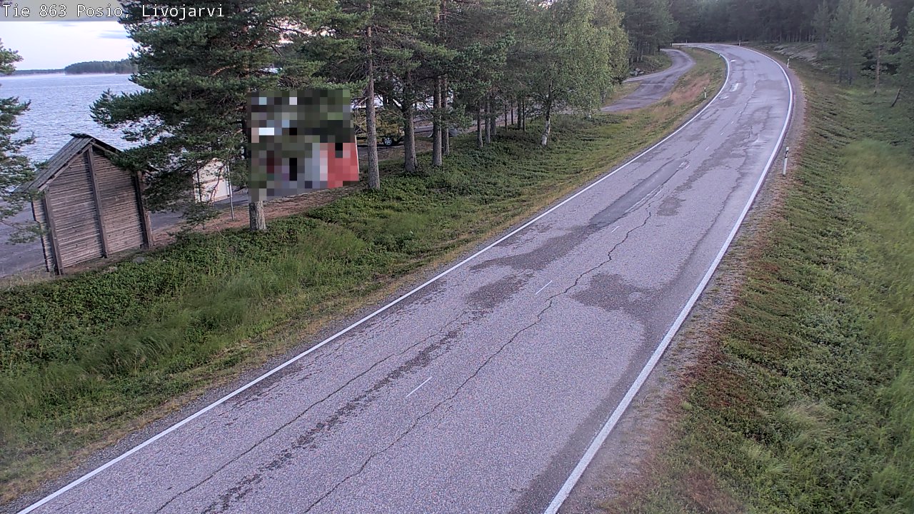Kelikamerat Kuva Tie 863 Livojärvi, Posio, Lappi