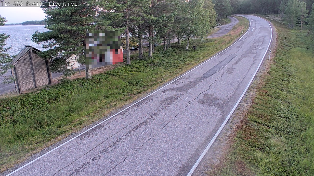 Kelikamerat Kuva Tie 863 Livojärvi, Posio, Lappi