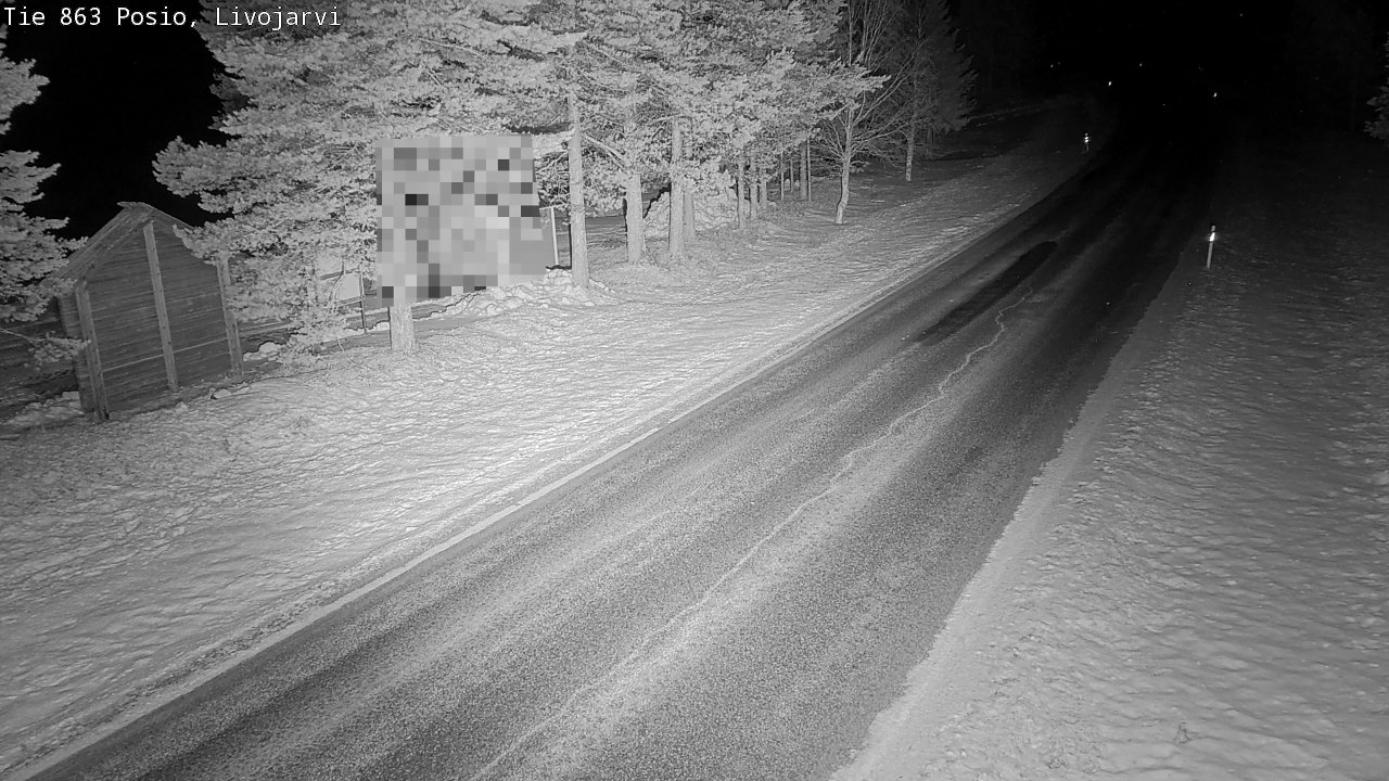 Kelikamerat Kuva Tie 863 Livojärvi, Posio, Lappi