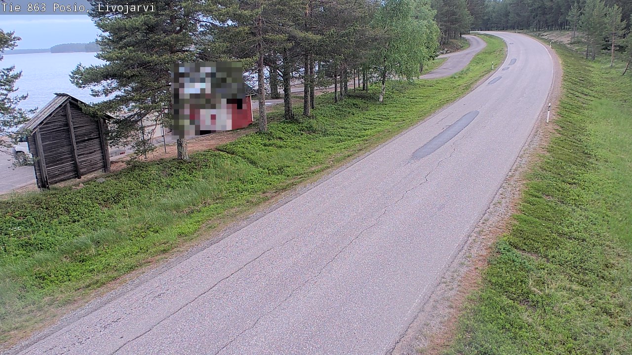 Kelikamerat Kuva Tie 863 Livojärvi, Posio, Lappi