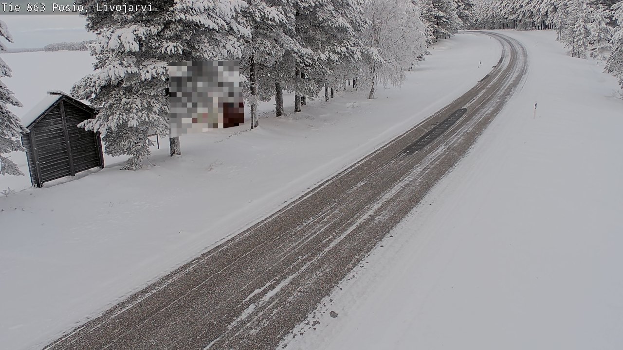 Kelikamerat Kuva Tie 863 Livojärvi, Posio, Lappi