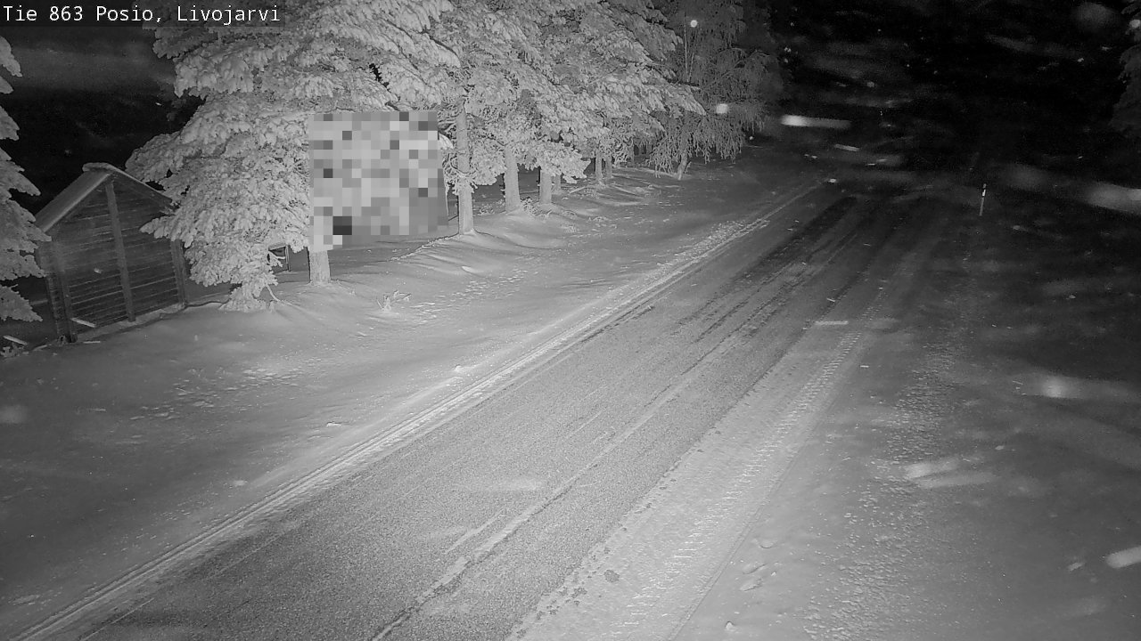 Kelikamerat Kuva Tie 863 Livojärvi, Posio, Lappi