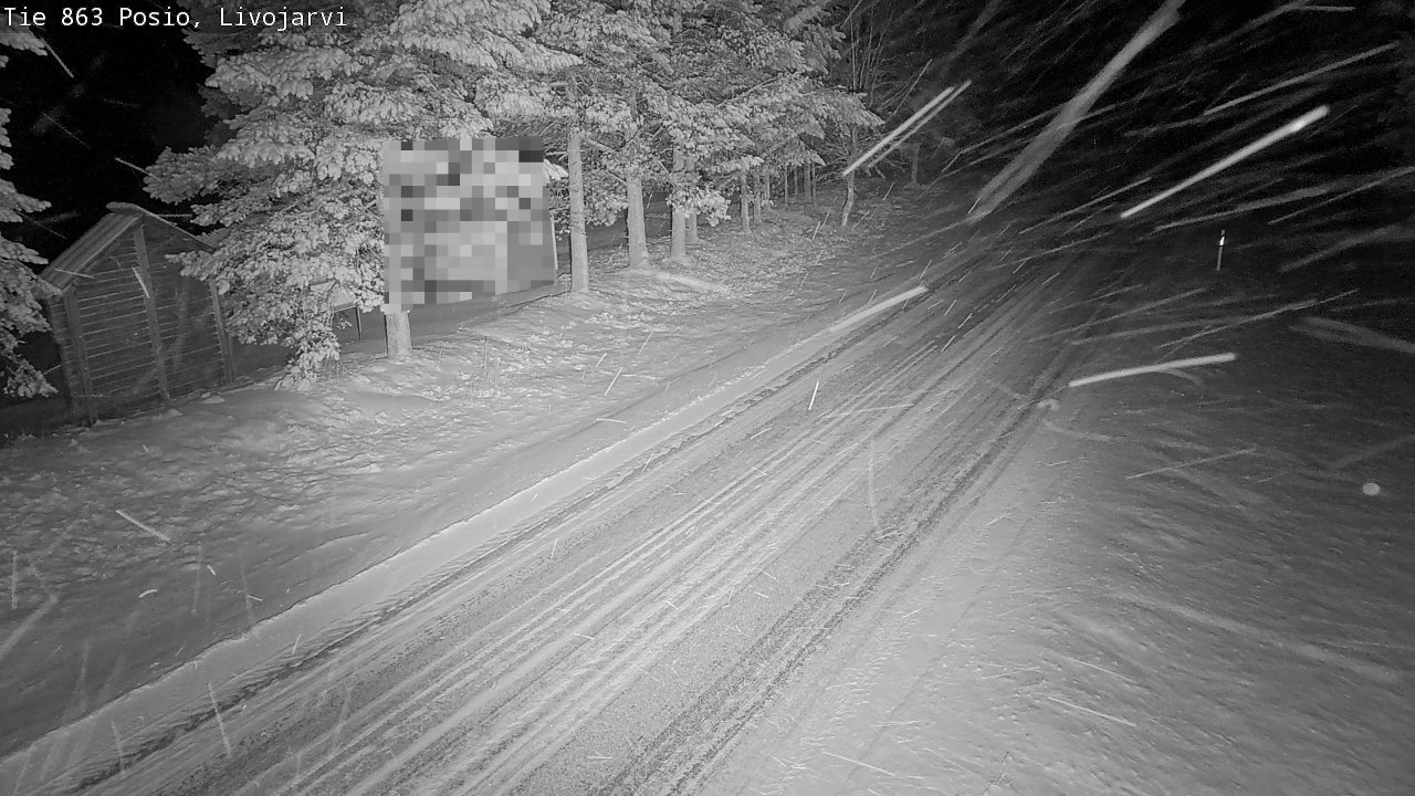 Kelikamerat Kuva Tie 863 Livojärvi, Posio, Lappi