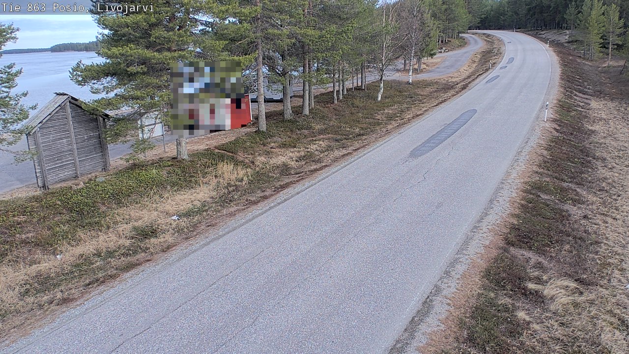 Weather Camera Image Road 863 Livojärvi, Posio, Lappi