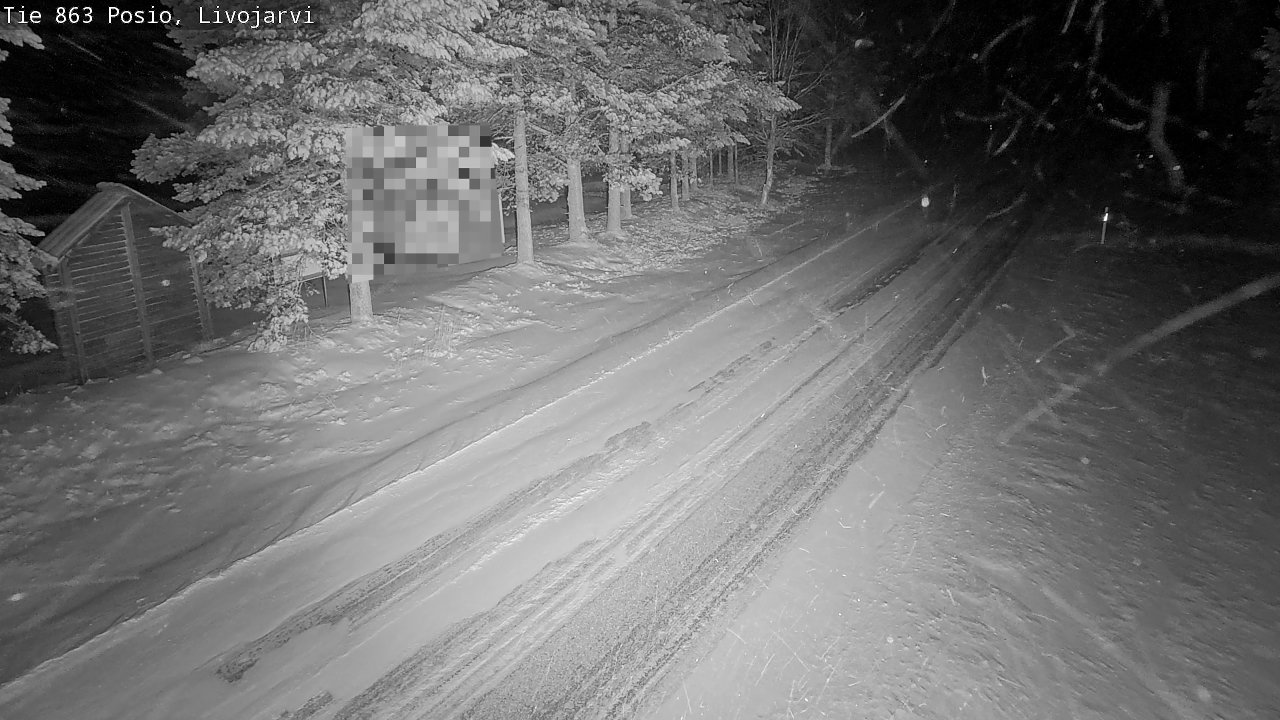 Kelikamerat Kuva Tie 863 Livojärvi, Posio, Lappi