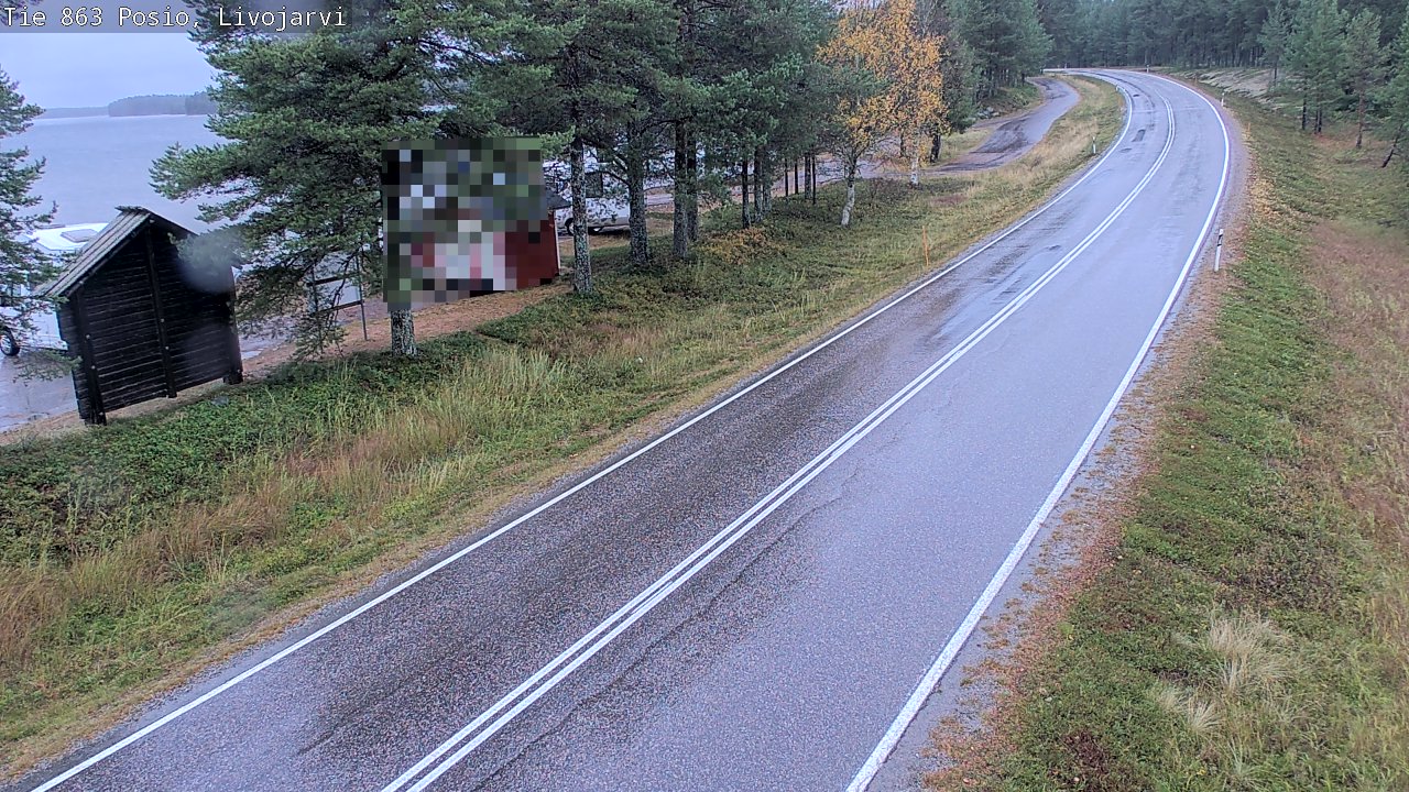 Kelikamerat Kuva Tie 863 Livojärvi, Posio, Lappi