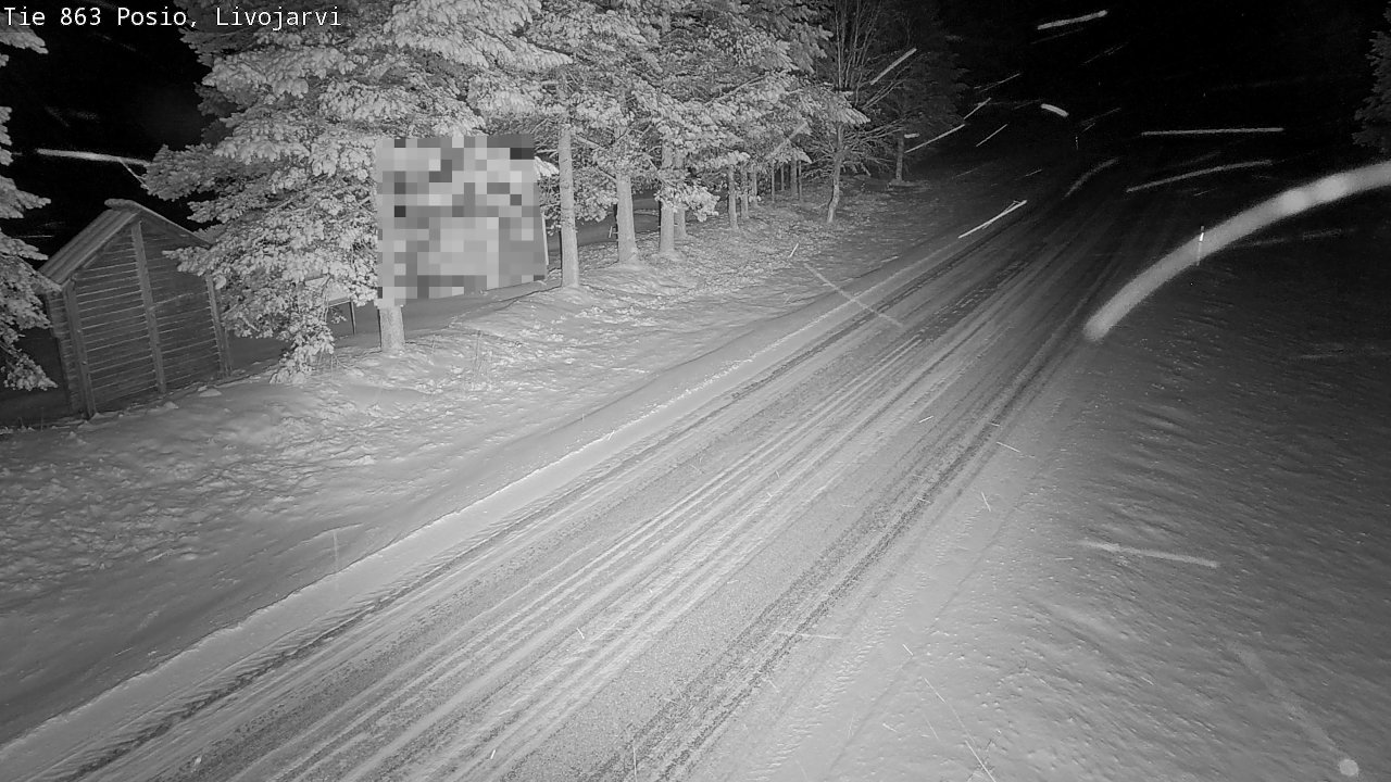 Kelikamerat Kuva Tie 863 Livojärvi, Posio, Lappi