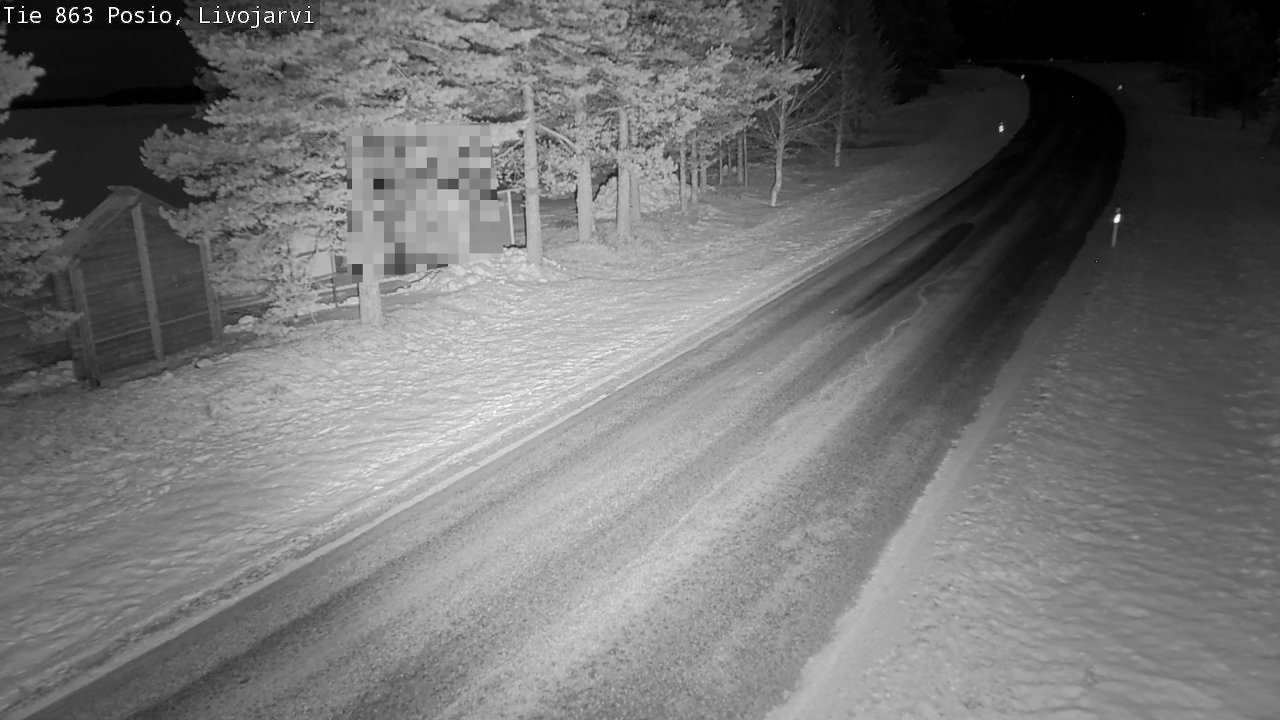 Kelikamerat Kuva Tie 863 Livojärvi, Posio, Lappi