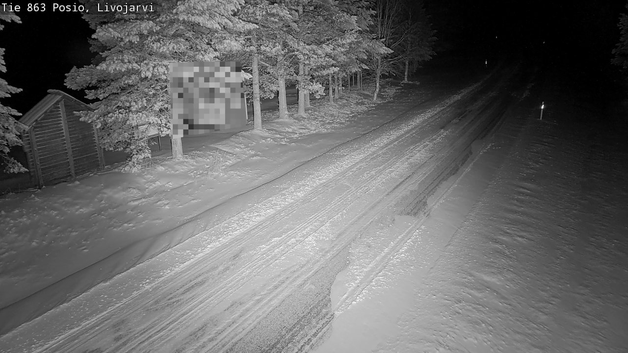 Kelikamerat Kuva Tie 863 Livojärvi, Posio, Lappi