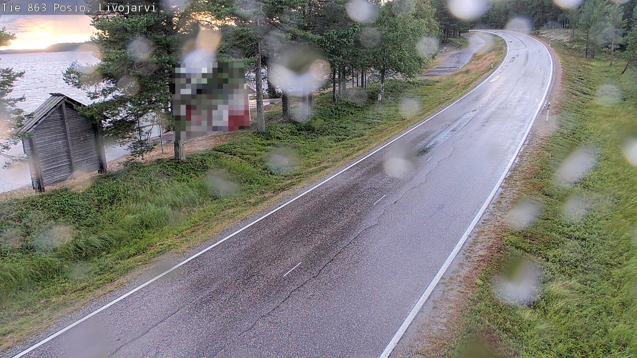 Kelikamerat Kuva Tie 863 Livojärvi, Posio, Lappi