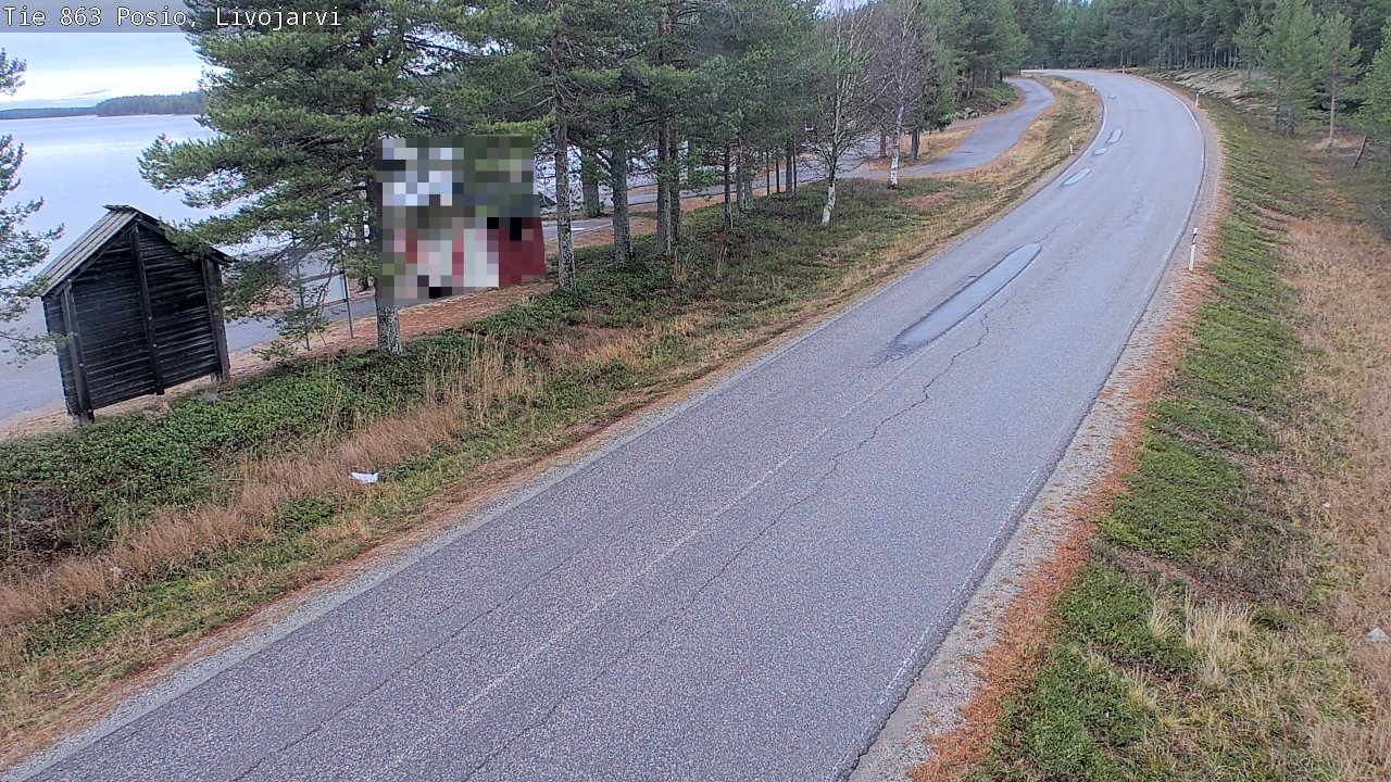 Kelikamerat Kuva Tie 863 Livojärvi, Posio, Lappi