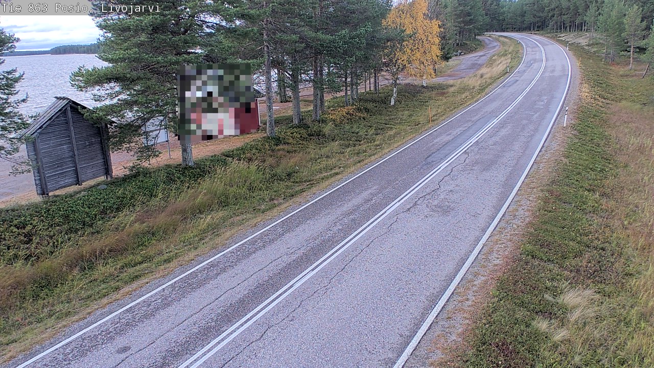 Kelikamerat Kuva Tie 863 Livojärvi, Posio, Lappi