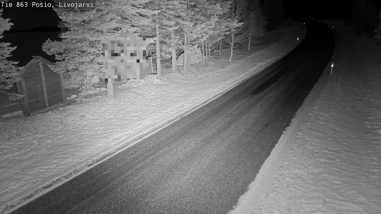 Kelikamerat Kuva Tie 863 Livojärvi, Posio, Lappi