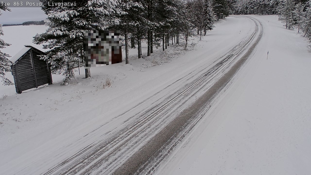 Kelikamerat Kuva Tie 863 Livojärvi, Posio, Lappi