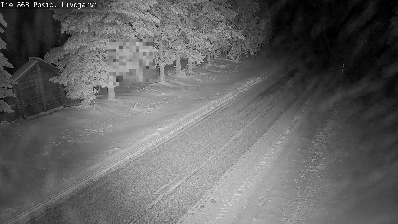 Kelikamerat Kuva Tie 863 Livojärvi, Posio, Lappi