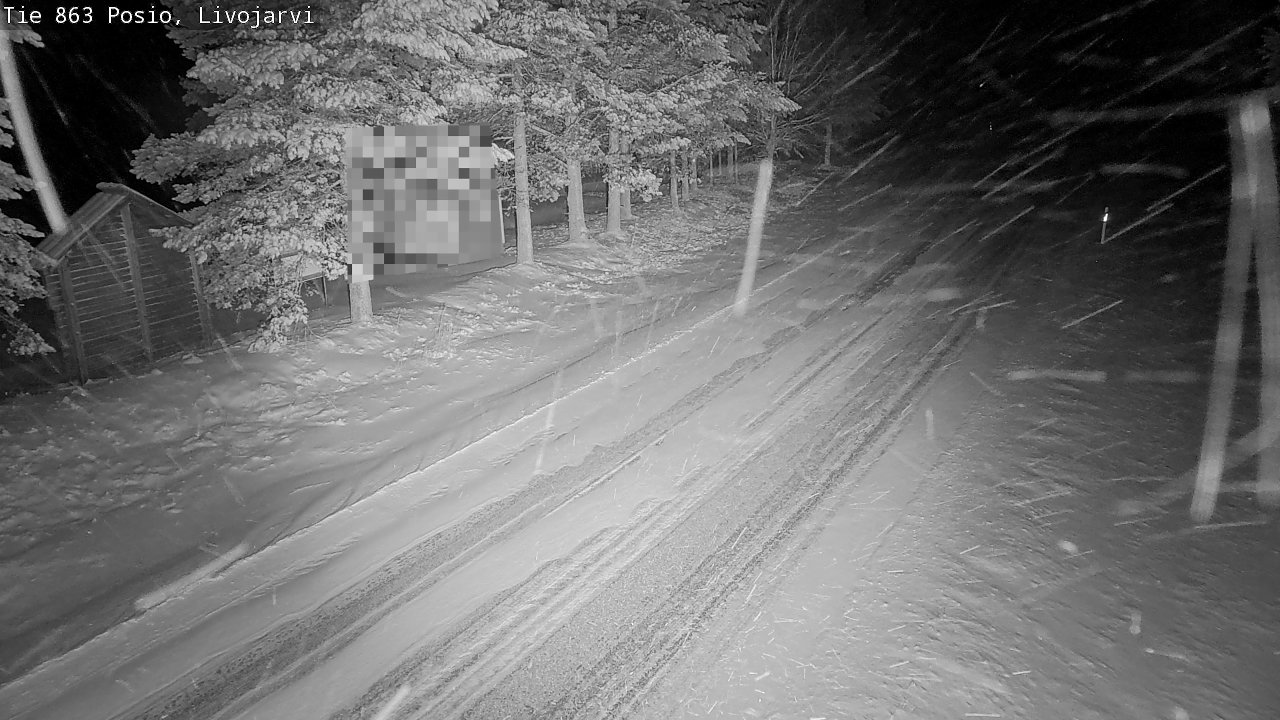 Kelikamerat Kuva Tie 863 Livojärvi, Posio, Lappi