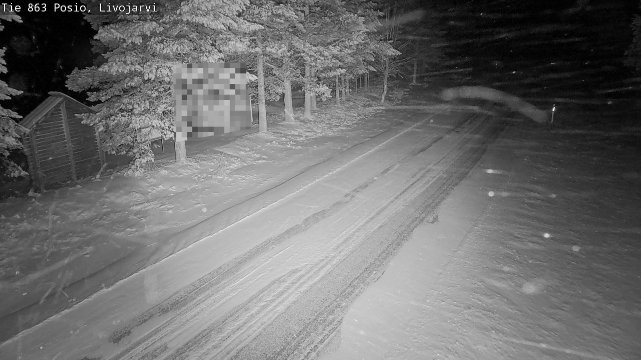 Kelikamerat Kuva Tie 863 Livojärvi, Posio, Lappi