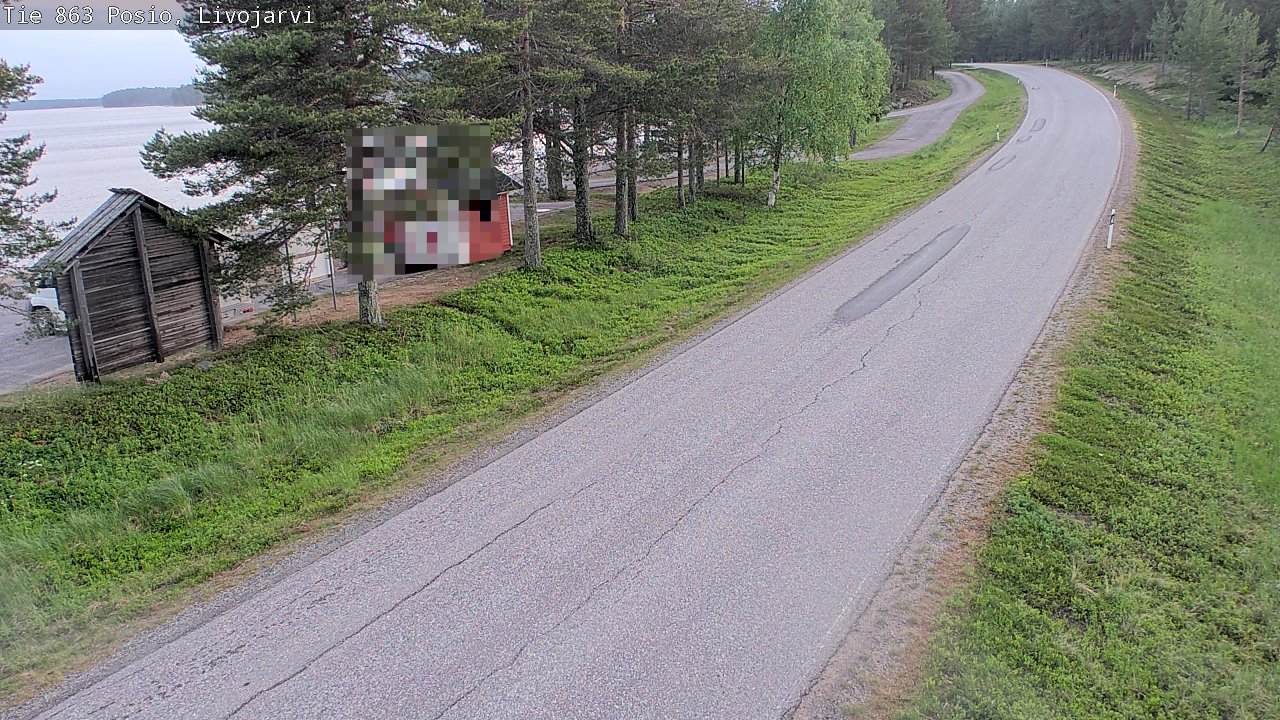 Kelikamerat Kuva Tie 863 Livojärvi, Posio, Lappi
