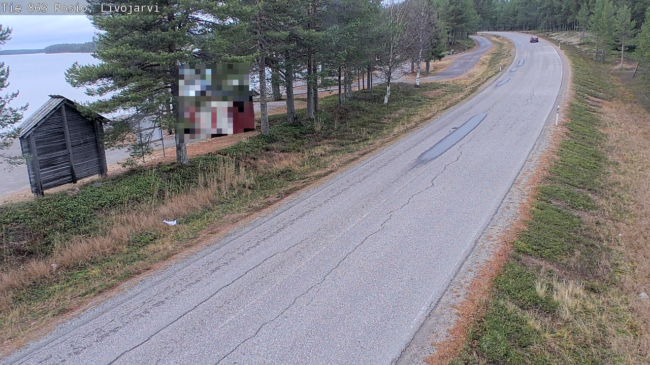 Kelikamerat Kuva Tie 863 Livojärvi, Posio, Lappi