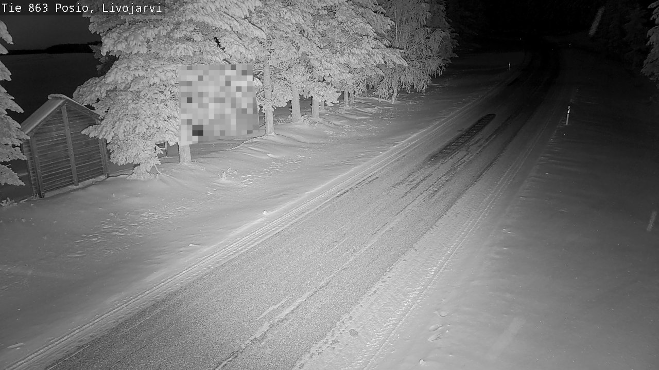 Kelikamerat Kuva Tie 863 Livojärvi, Posio, Lappi