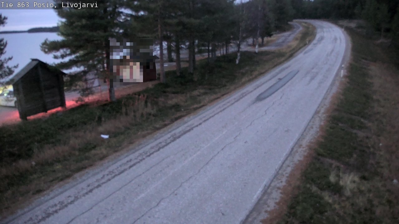 Kelikamerat Kuva Tie 863 Livojärvi, Posio, Lappi