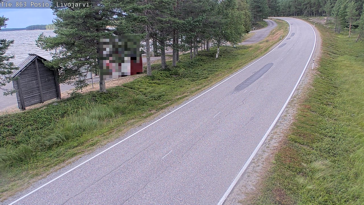 Kelikamerat Kuva Tie 863 Livojärvi, Posio, Lappi