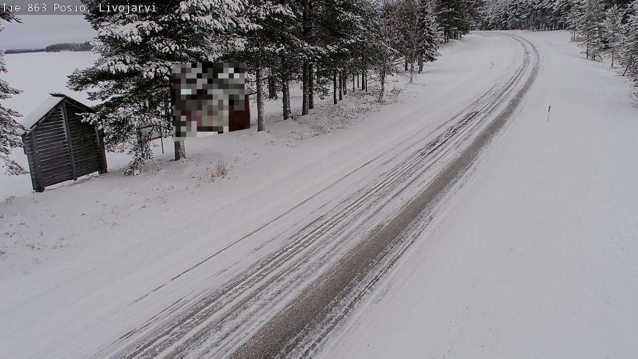 Kelikamerat Kuva Tie 863 Livojärvi, Posio, Lappi