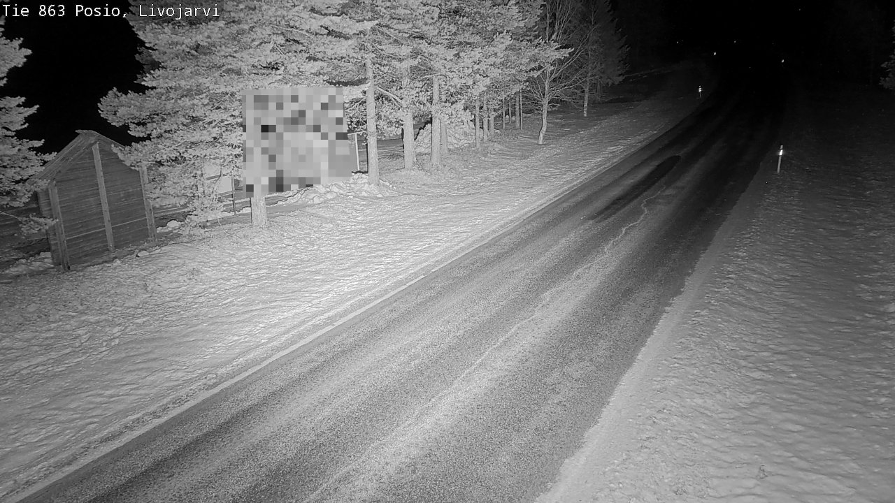 Kelikamerat Kuva Tie 863 Livojärvi, Posio, Lappi