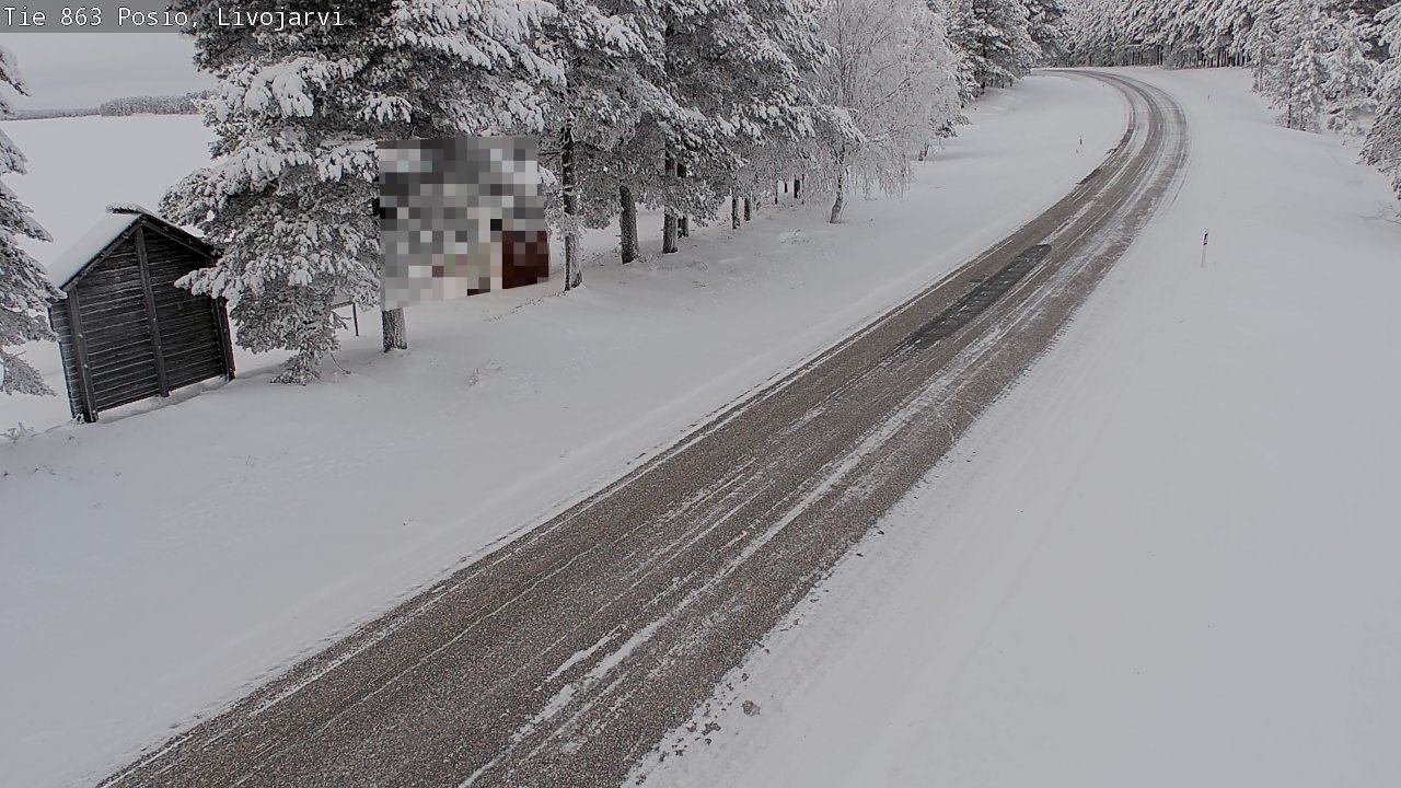 Kelikamerat Kuva Tie 863 Livojärvi, Posio, Lappi