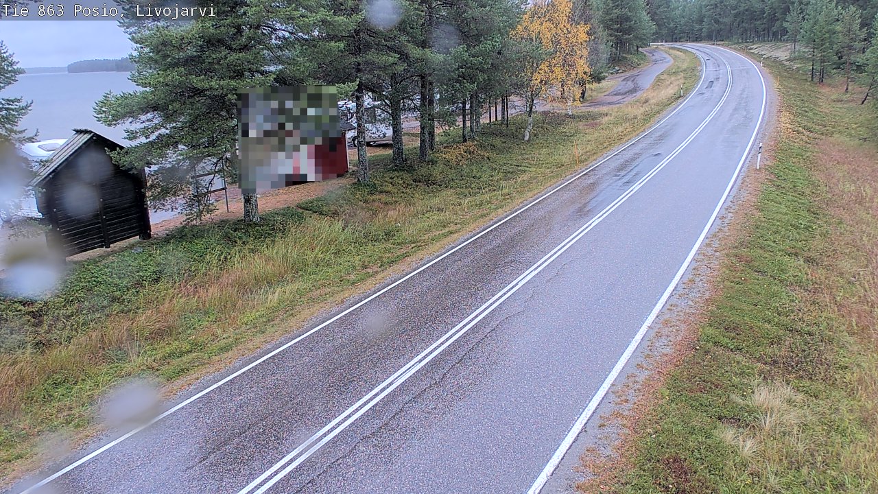 Weather Camera Image Road 863 Livojärvi, Posio, Lappi