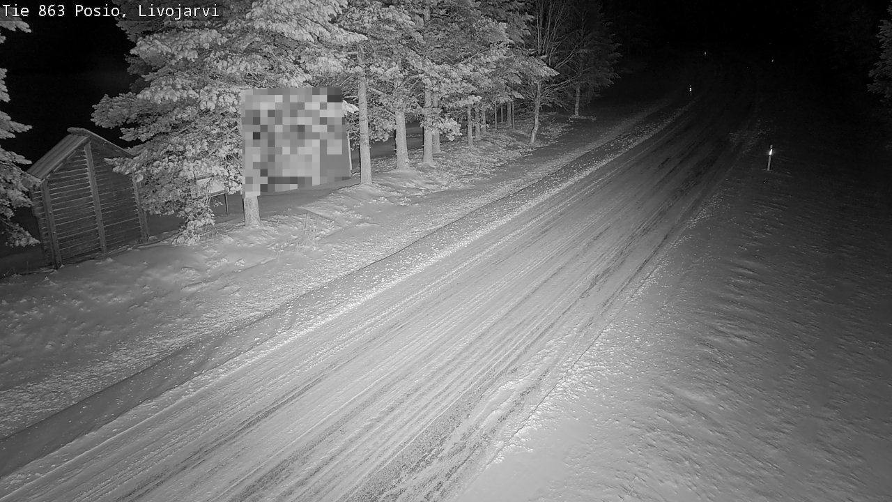 Kelikamerat Kuva Tie 863 Livojärvi, Posio, Lappi