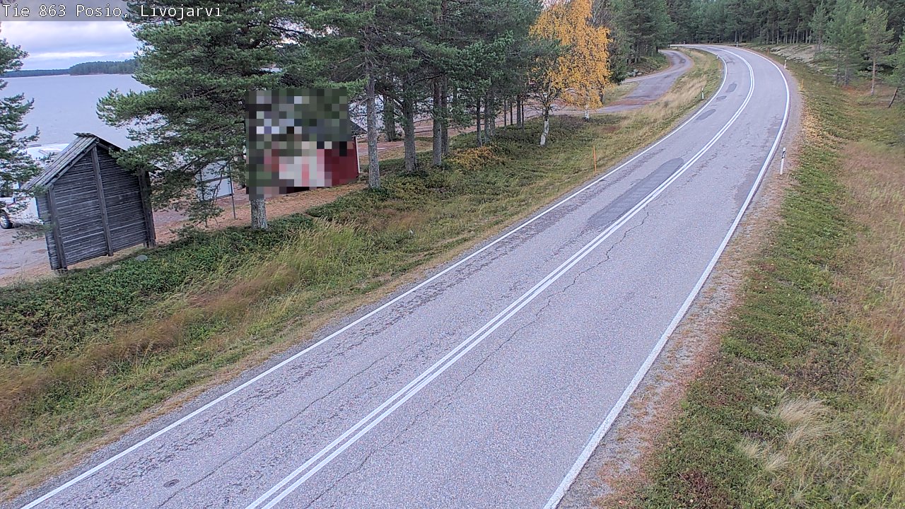 Kelikamerat Kuva Tie 863 Livojärvi, Posio, Lappi