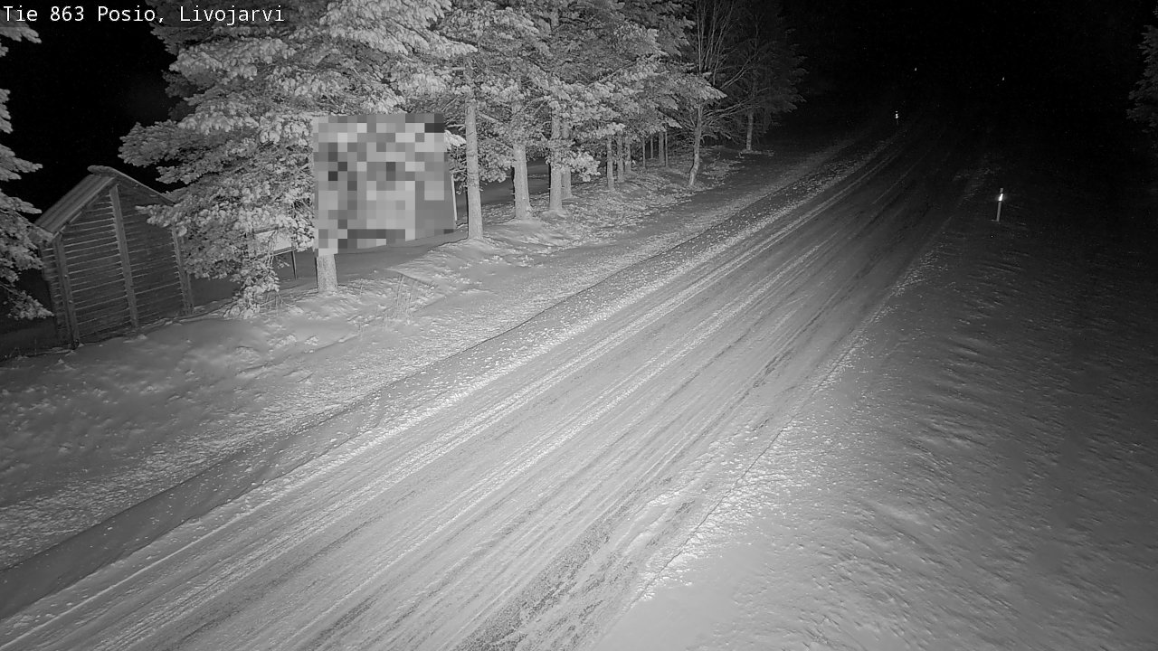 Kelikamerat Kuva Tie 863 Livojärvi, Posio, Lappi