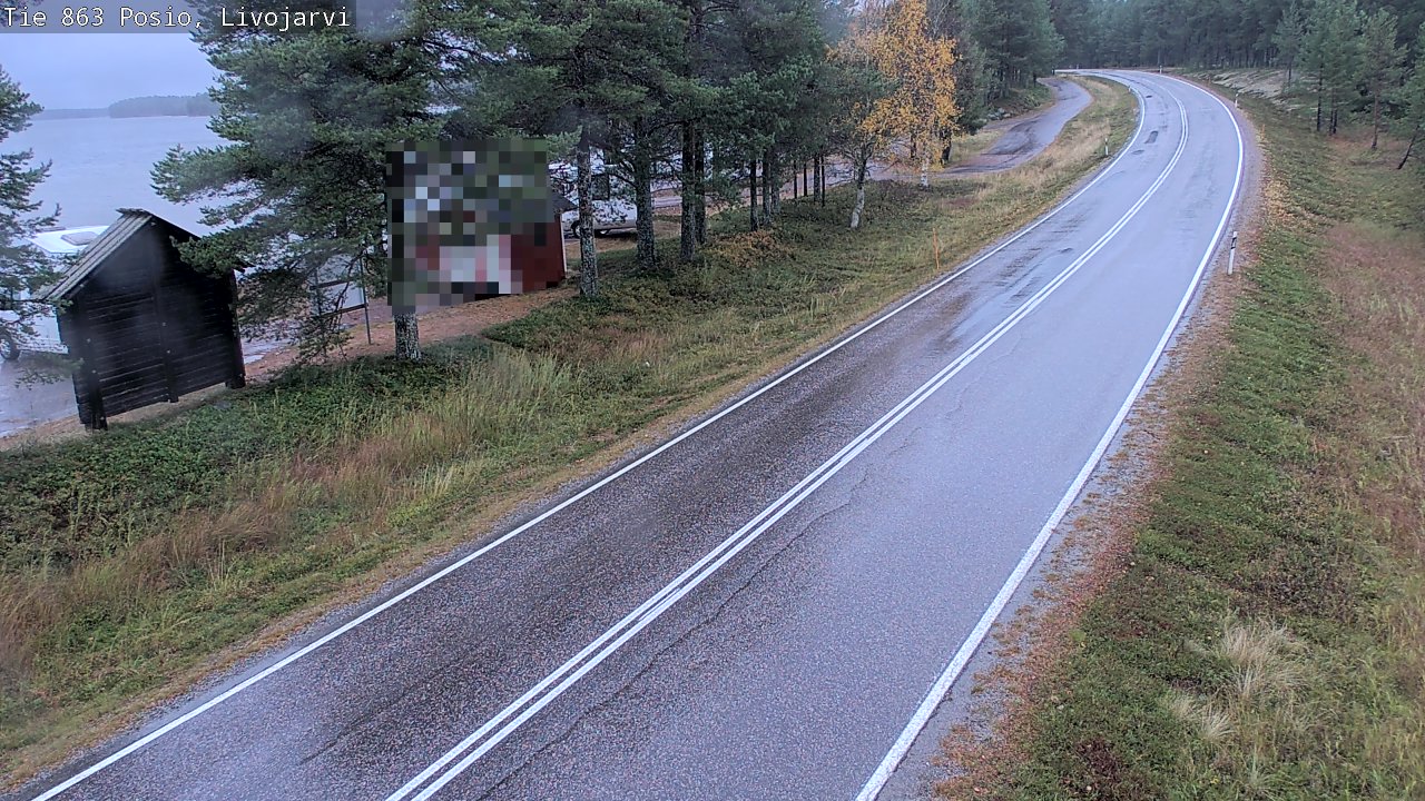 Kelikamerat Kuva Tie 863 Livojärvi, Posio, Lappi