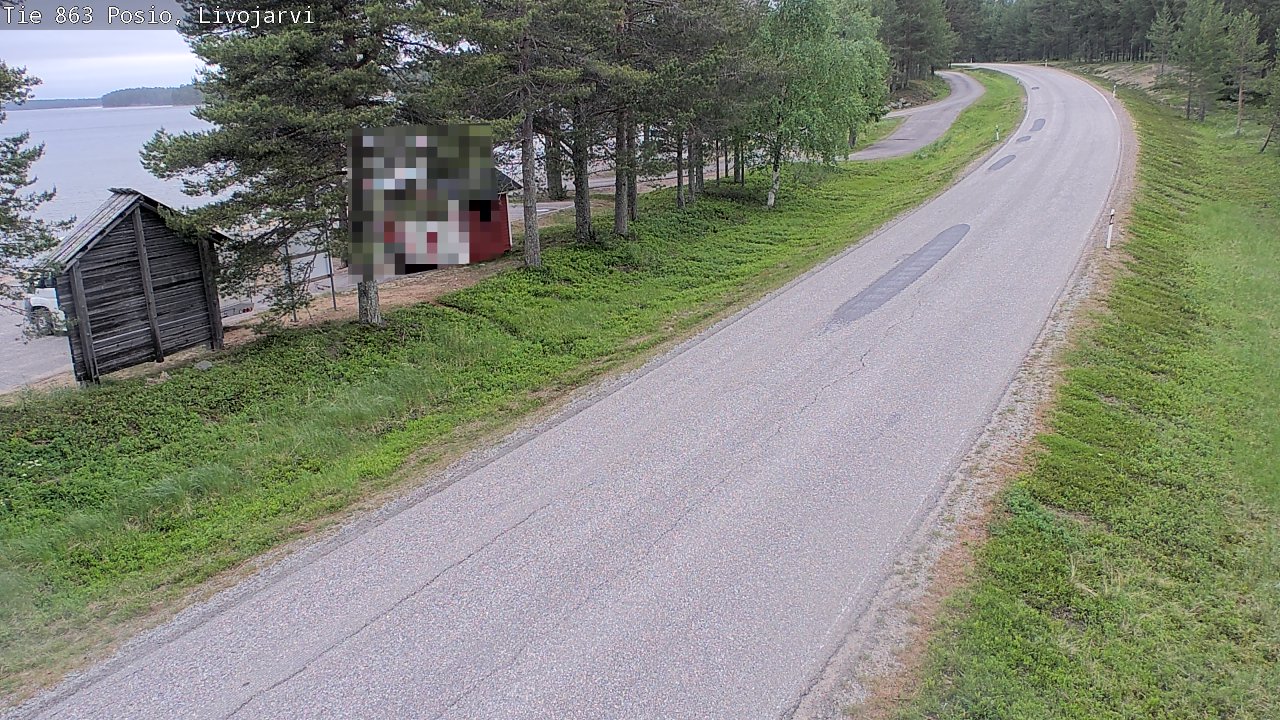 Weather Camera Image Road 863 Livojärvi, Posio, Lappi