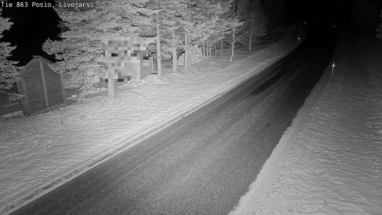 Kelikamerat Kuva Tie 863 Livojärvi, Posio, Lappi