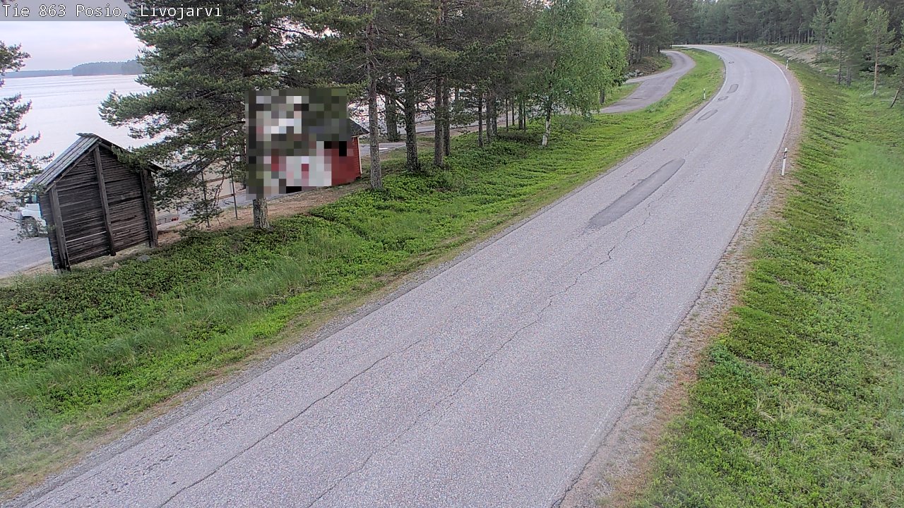 Kelikamerat Kuva Tie 863 Livojärvi, Posio, Lappi